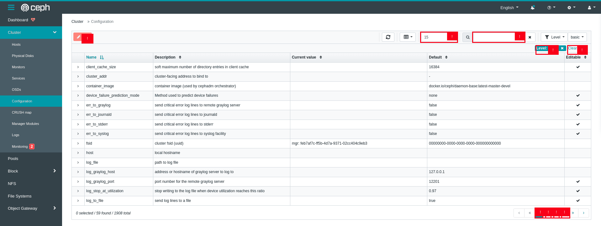 Datatable before