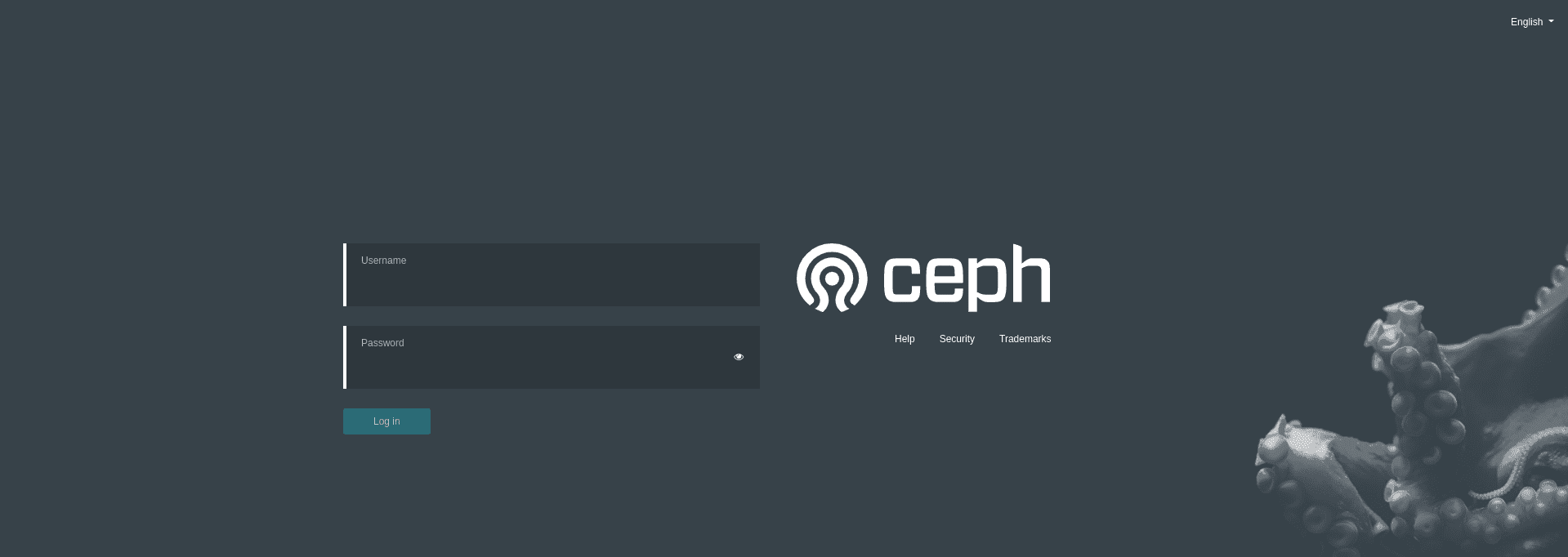 login page